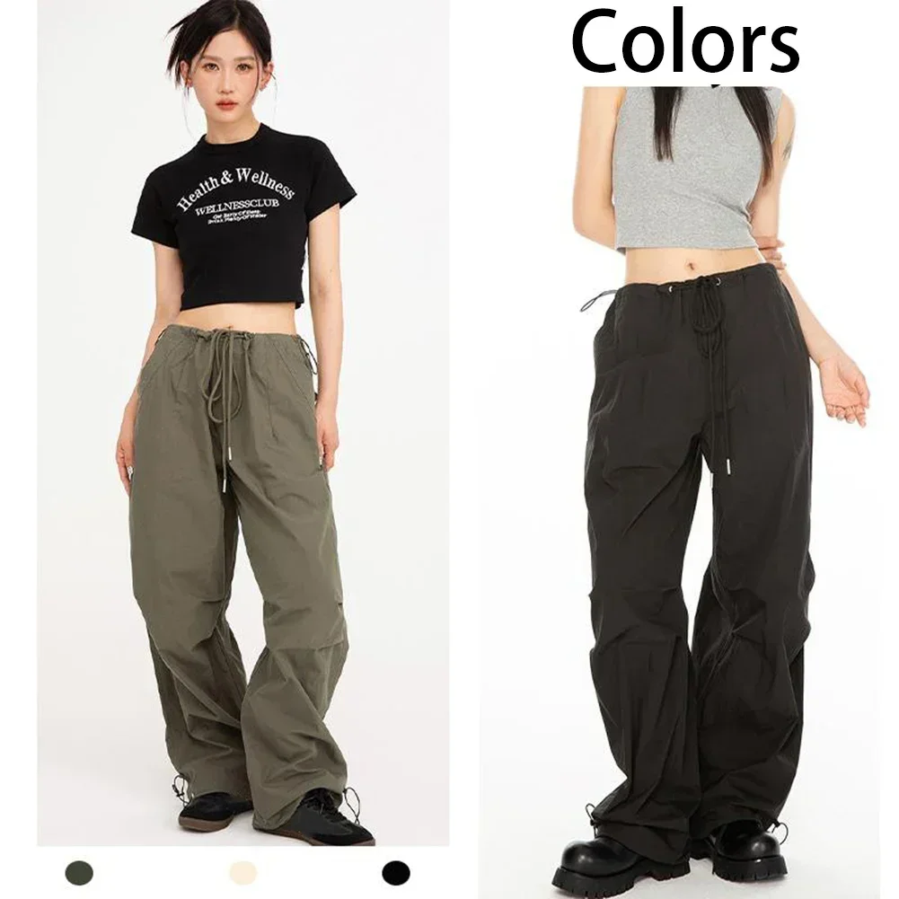 For Vacation Casual Fashion Pants Loose Fit Trousers Applicable For Female Brand New Condition Comfortable Fit Style