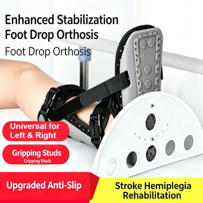 

Stroke Hemiplegia Foot Drop Orthosis Ankle Brace Splint Anti Valgus Medical Night Adjustable Breathable Rehabilitation Soft