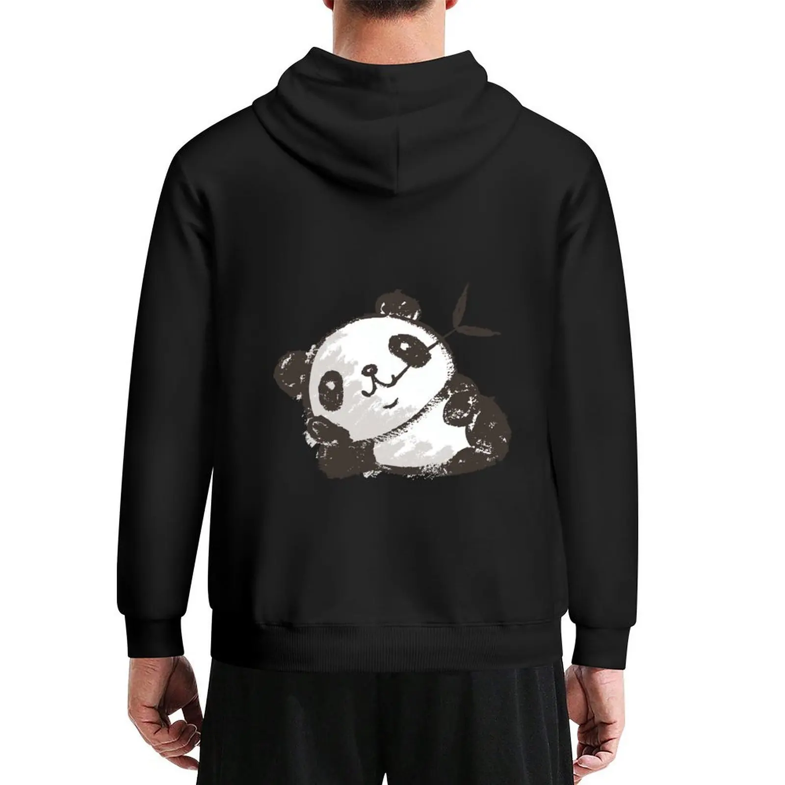 

Panda that is relaxing Hoodie korean autumn clothes men's sweat-shirt mens clothes anime clothes hoodie man