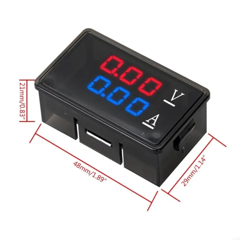 57qf Вольтметр Ammeter DC0-100V 10A Ампволт.