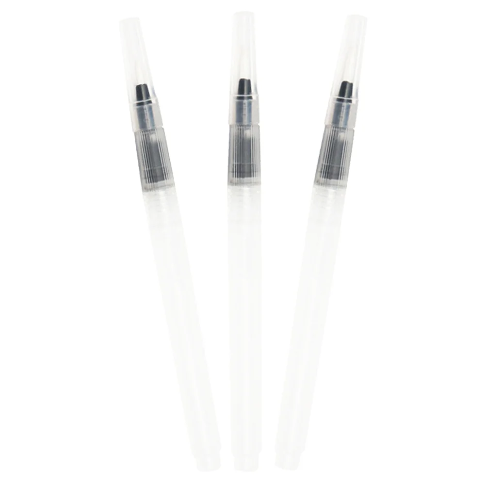 

3pcs Watercolor Brush Portable Water Brush Pens For Students Artists Water Injection Pens Lightweight Ergonomic Handle
