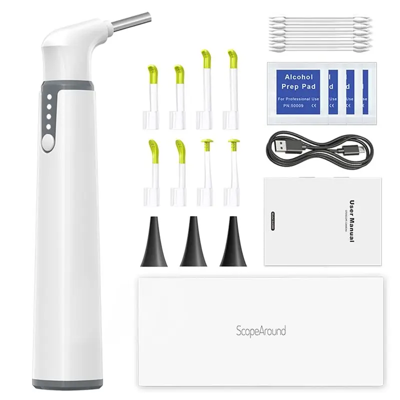Y45A-Teslong SA39W Ear Endoscope Camera Ear Wax Cleaner Camera For Ears Nose Support IOS Android