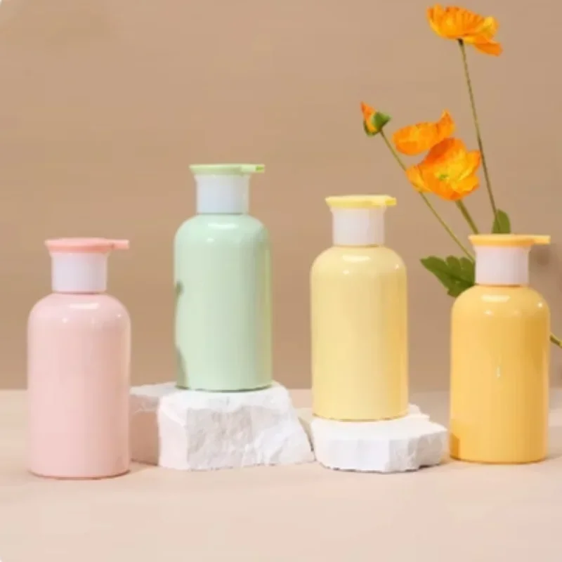 300ML Bathroom Portable Soap Dispensers Lotion Shampoo Shower Gel Soap Empty Bath Pump Bottle Travel Containers