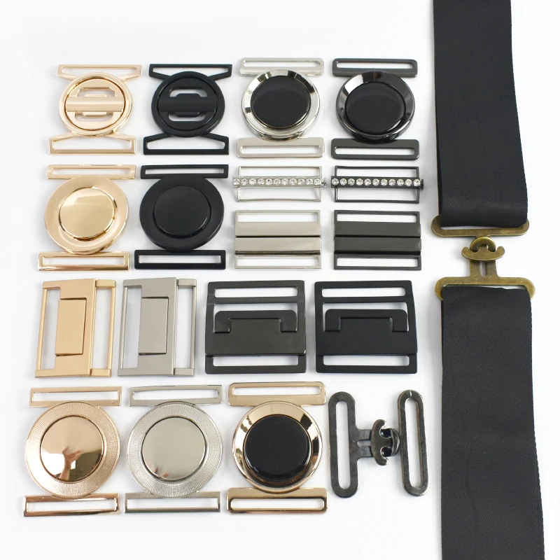 

1-5P Metal Belt Buckles for Women Waistband Coat Clasp Garment Overcoat Decor Button Jacket Hook Buckle DIY Sewing Accessories