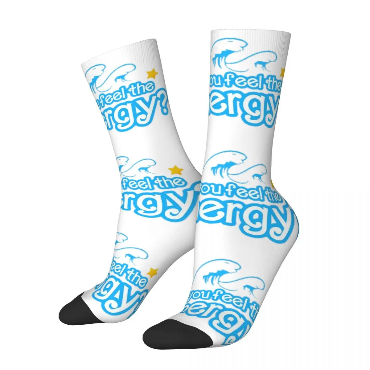 Male Can You Feel The Kenergy Socks Comfortable Funny Happy Kenough Socks Harajuku Stuff Middle TubeStockings Best Gift