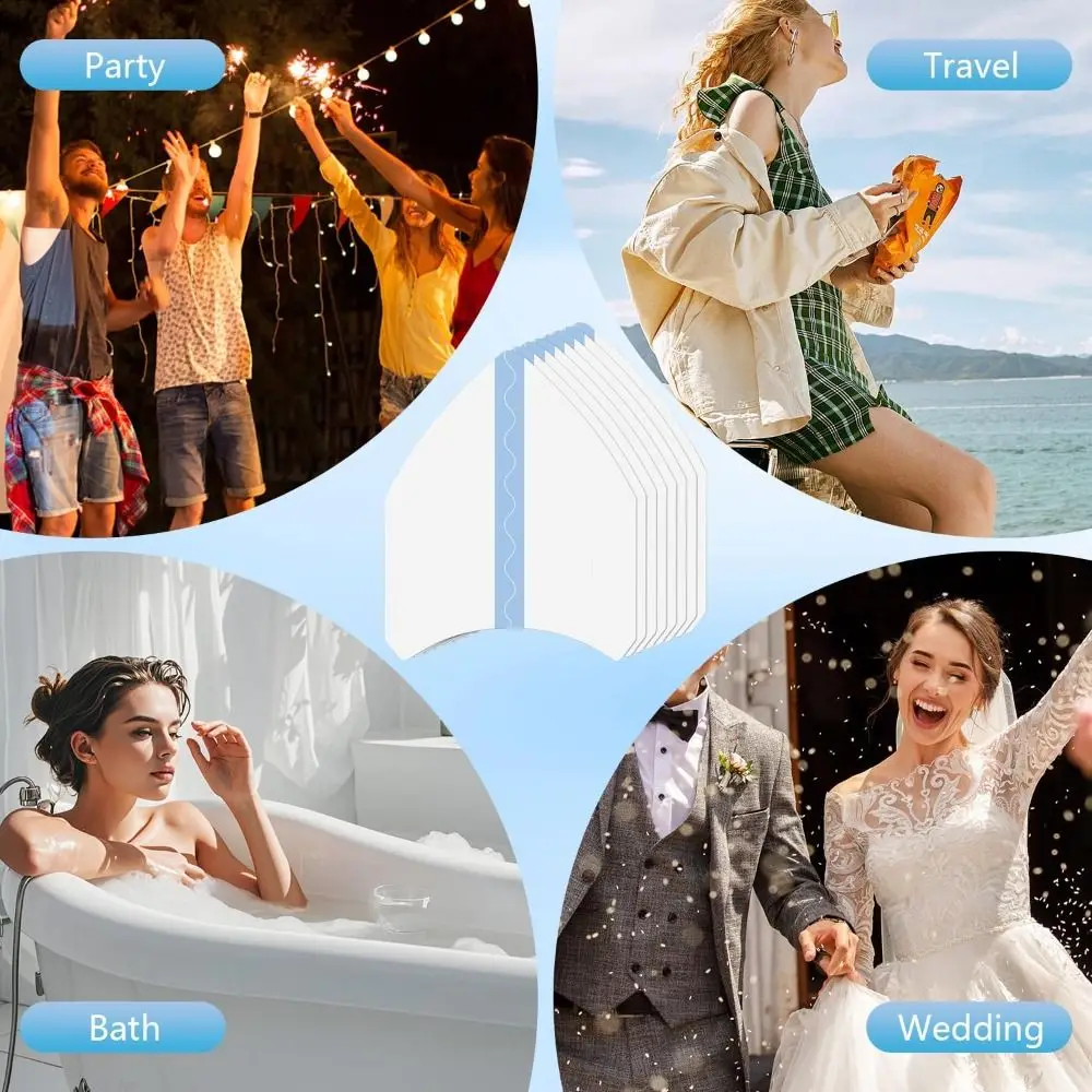 5/10/20/30/40/50 قطعة موضة غير مرئية تركيب التصحيح مقاوم للماء شفافة الساقين بقع مكافحة الغضب الجلد رفع للساقين