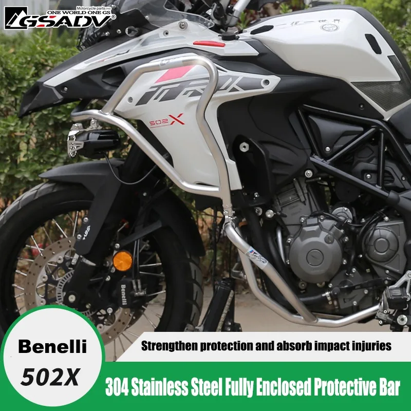 For Benelli TRK502 TRK502X Motorcycle Highway Crash Bar Engine Guard Bumper Protection TPK 552/502 X