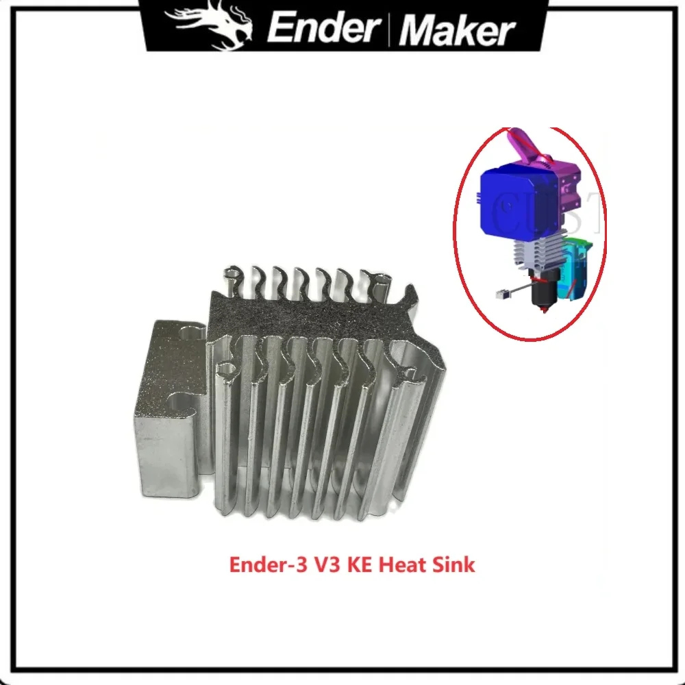 Creality Original Ender-3 V3 KE Heat Sink All-Metal Radiator Metal Heat Sink for Ender-3 V3 KE 3D Printer Parts