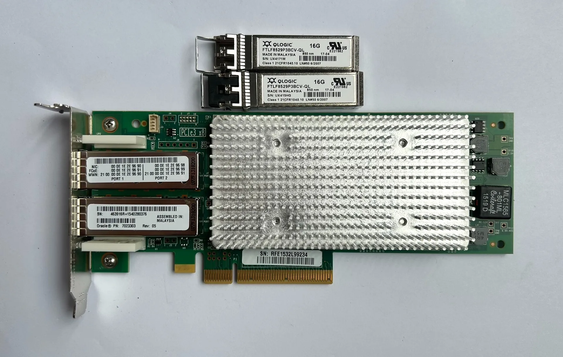 Известный бренд QLE8362-ORL двухпортовая