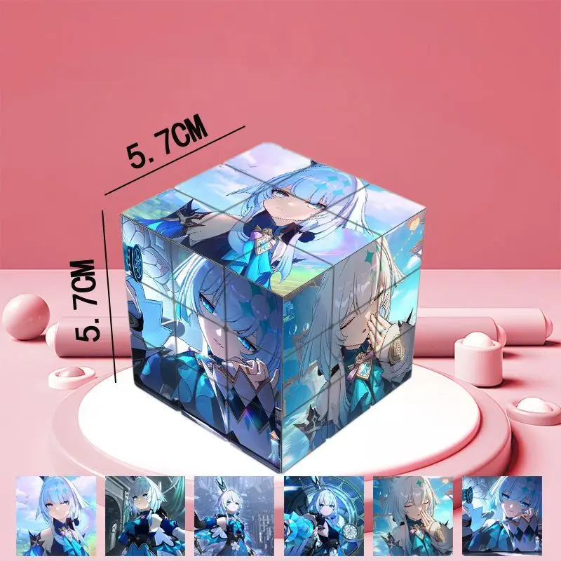 أنيمي هونكاي ستار السكك الحديدية سيريدا المكعب السحري تويست لعبة لغز سرعة مكعب التعليمية تململ سرعة مكعب اللعب هدية عيد ميلاد
