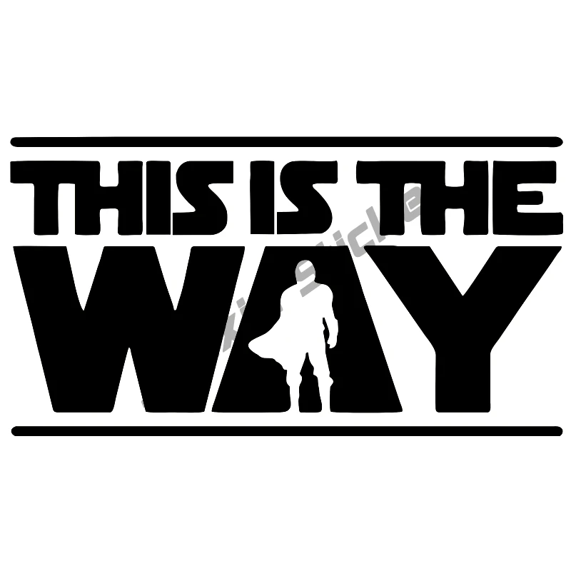 

Car Stickers (THIS IS THE WAY) Cross-country Decor Motorcycle Decals Decorative Accessories Creative PVC