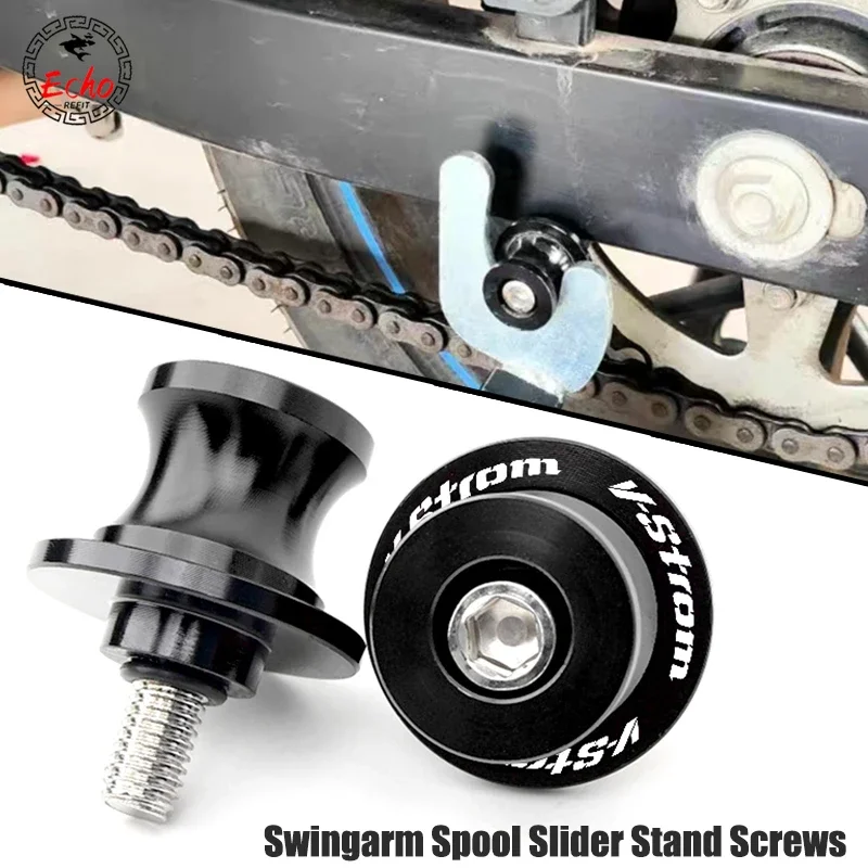 

New For SUZUKI V-Strom 650 DL 250 650 1000 1050 vstrom650 Motorcycle Accessories 8MM Bolts Swingarm Spools Slider Stand Screws