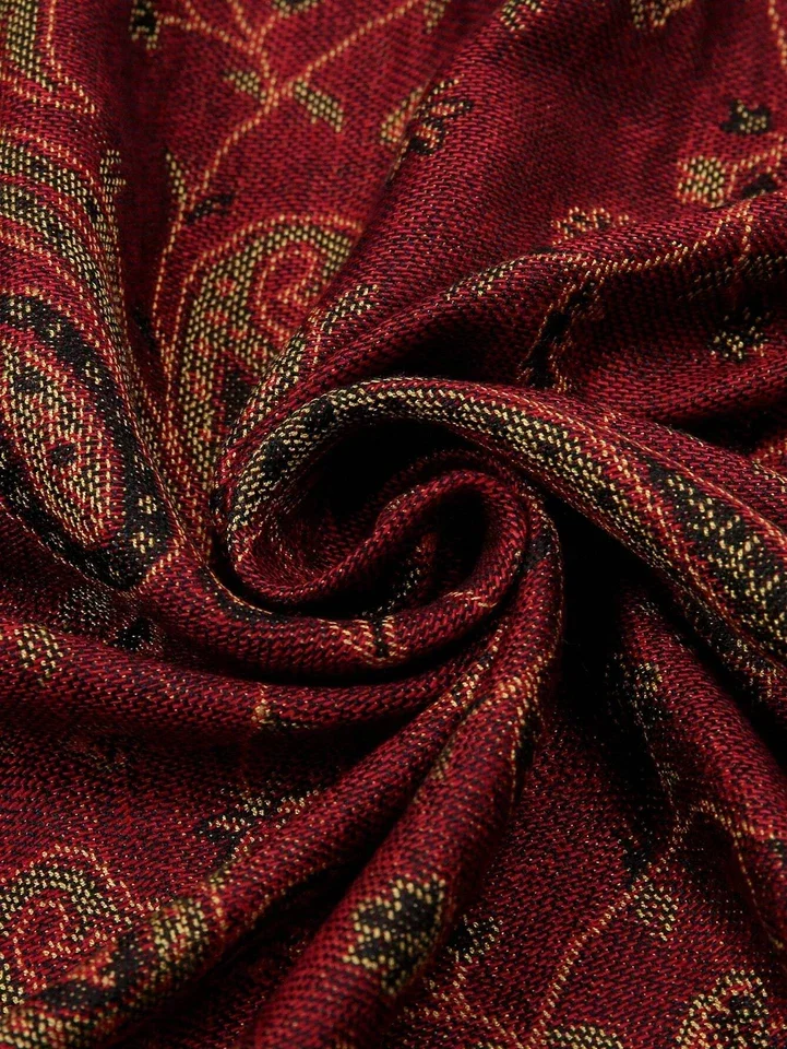 العلامة التجارية الفاخرة بوهيميا بيزلي الباشمينا الحجاب وشاح امرأة مسلم الحجاب شال كشمير الإناث فولارد عمامة أشرطة رأس عقال