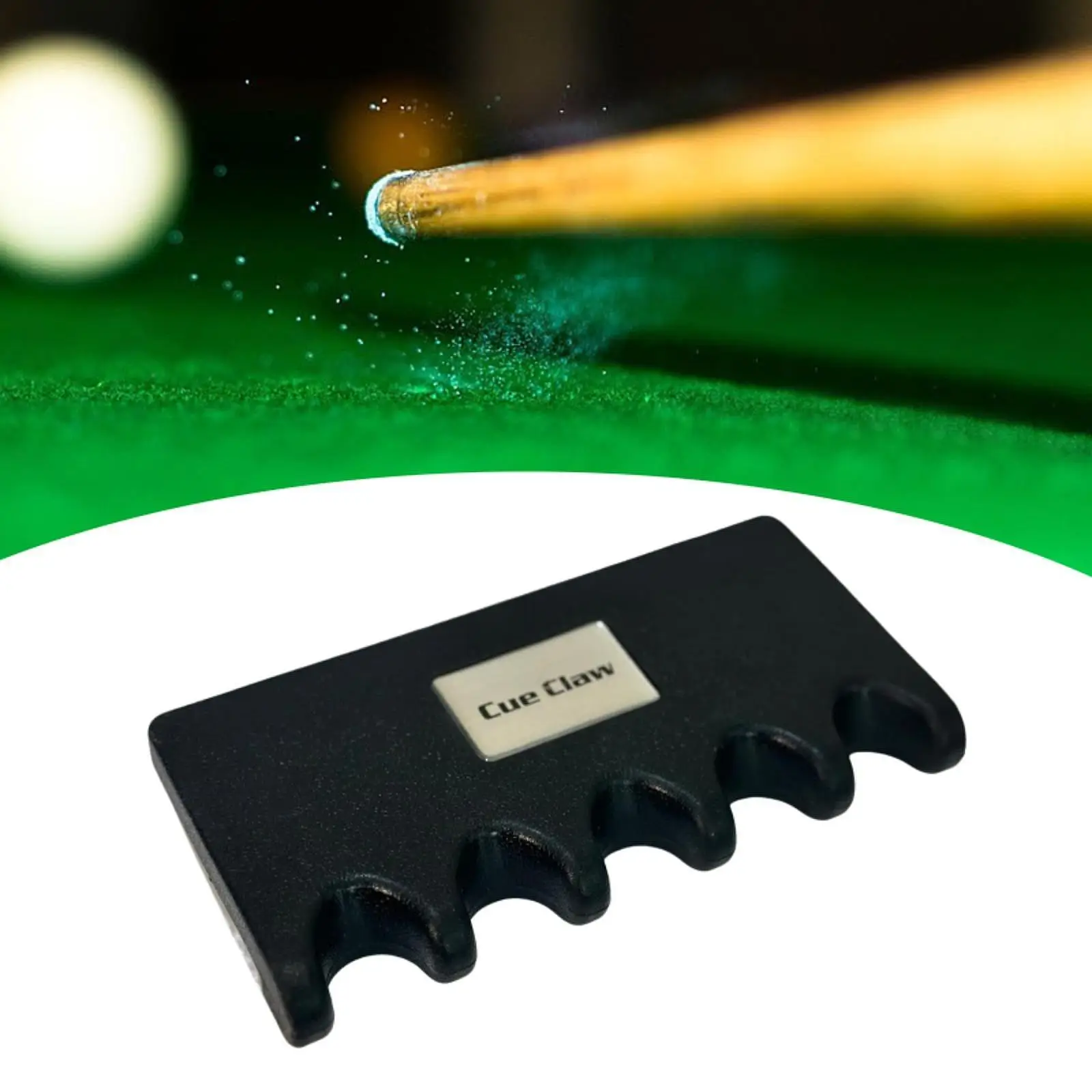 حامل قضيب البلياردو، راحة عملية وسهلة الاستخدام، رف البلياردو المرجح غير القابل للانزلاق لنادي مشغلات البلياردو، سطح الطاولة