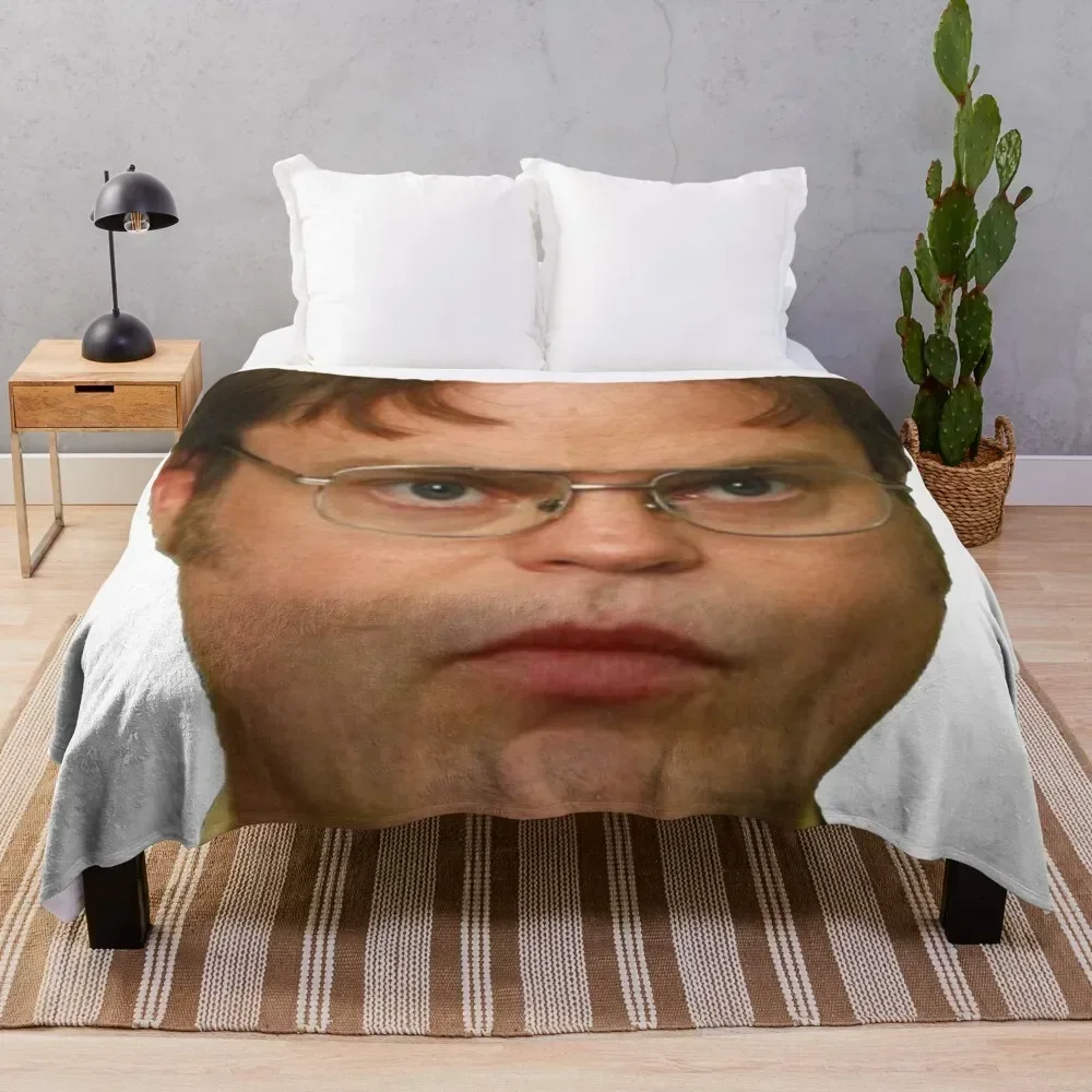 

dwight schrute Throw Blanket Warm Cozy Throw Blanket for Living Room Couch