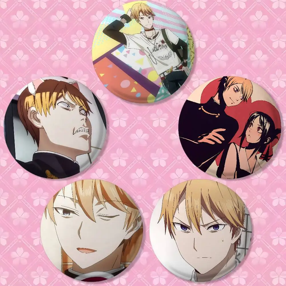 Cartoon Miyuki Shirogane Cover Brooches Funny Meme Badge Fashion Jewelry Gifts