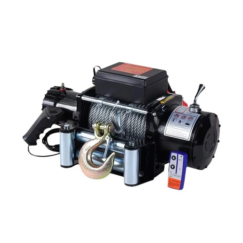 4X4 winch with synthetic cord for 12 volt winches