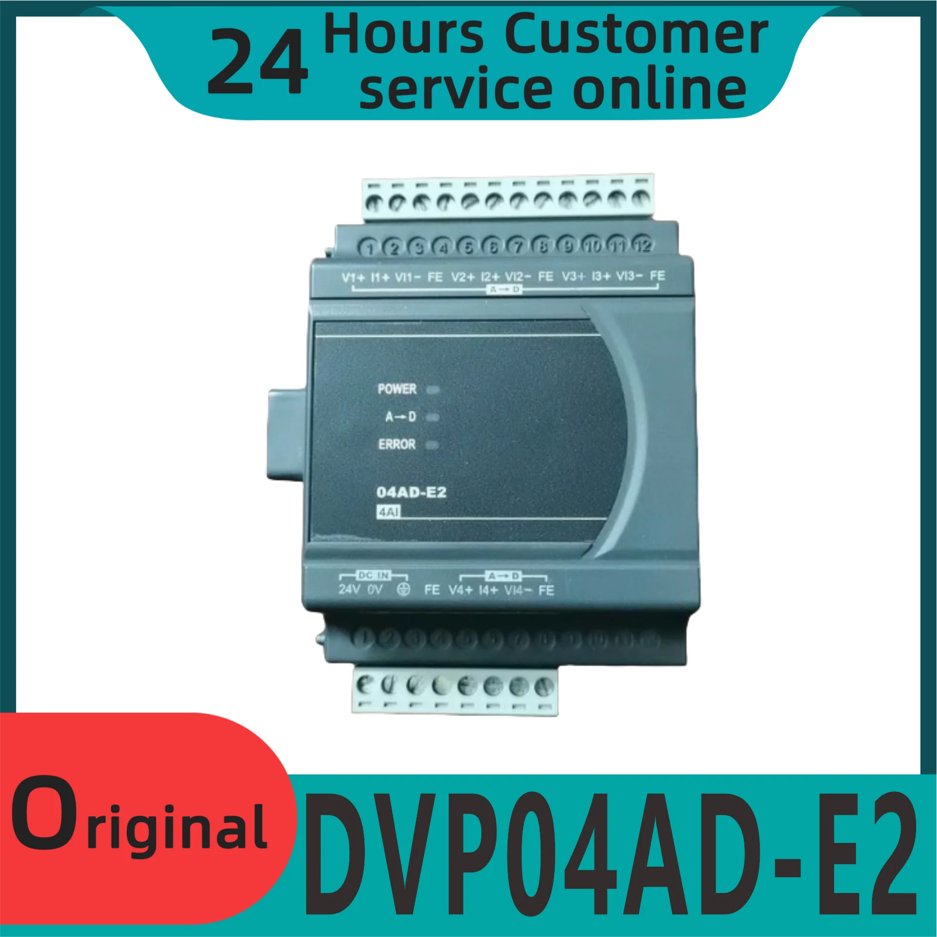 

New Original Expansion Module Dvp04ad-e2 Dvp04da-e2 Dvp06xa-e2 Dvp04pt-e2 Plc
