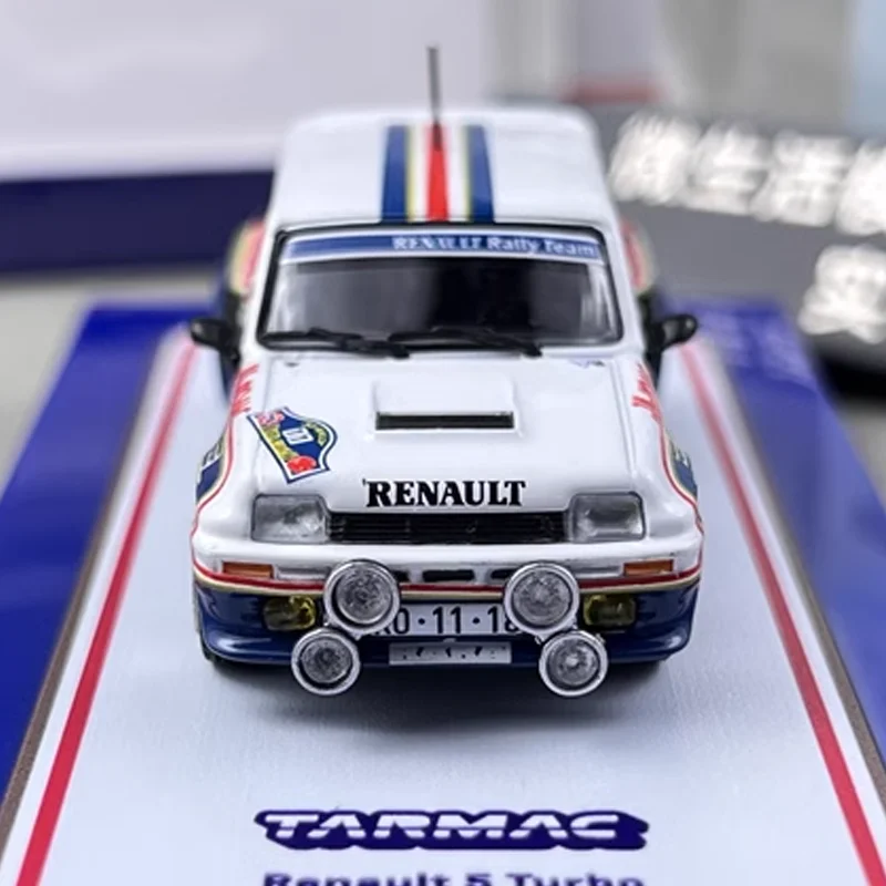 Tarmac Works 1/64 Renault 5 Turbo Rallye Costa 1985 Legering Speelgoed Motorvoertuig Diecast Metaal Model Geschenken