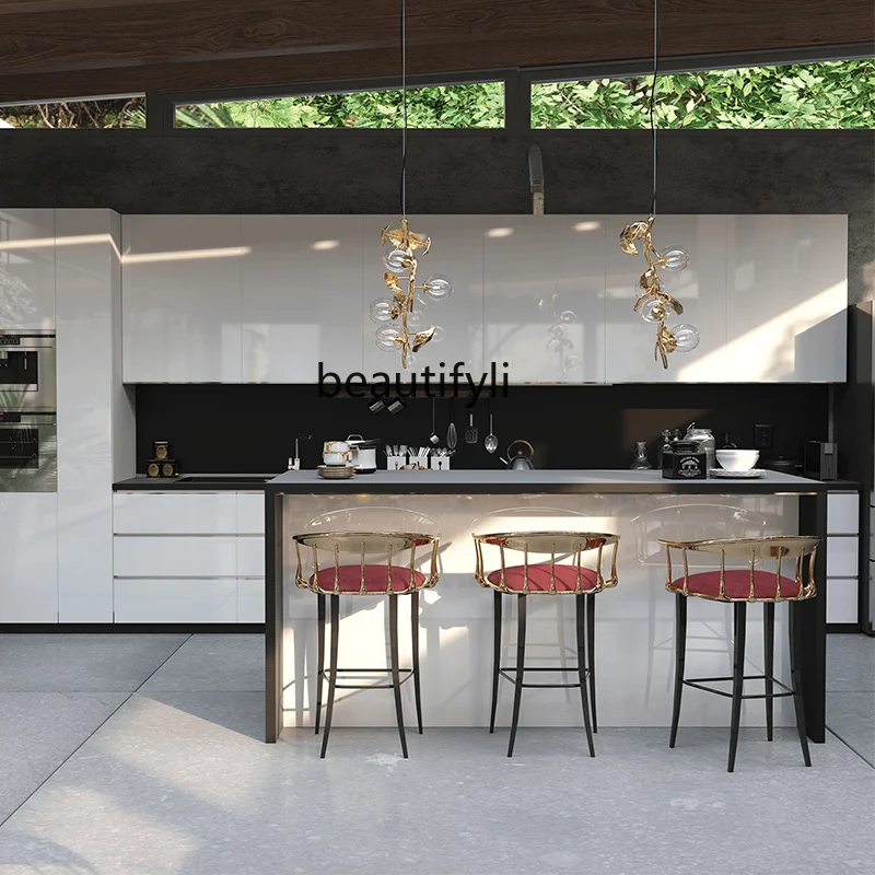 Light Luxury Bar Chair Lifting Designer Model Metal Stainless Steel Reception Bar Pure Copper Die Casting Backrest High Stool