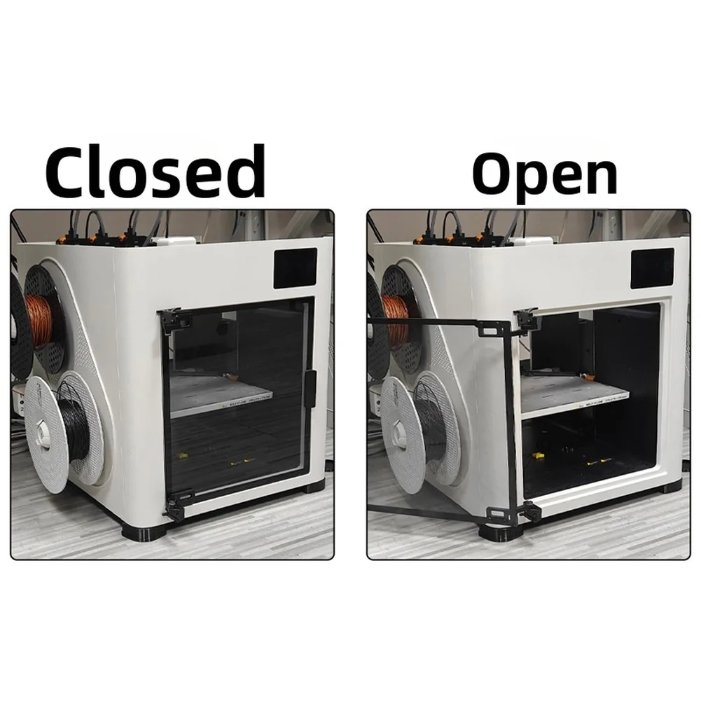 Metal Hinge Kit for U1 3D Printers Featuring Aluminum Construction and Optimized Geometry for 270 Degree Door Movement