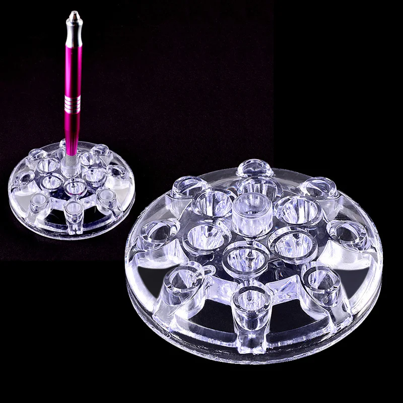 Acrylic Tattoo Ink Cup Stand Holder Permanent Makeup Microblading Pigment Tattoo Storage Caps