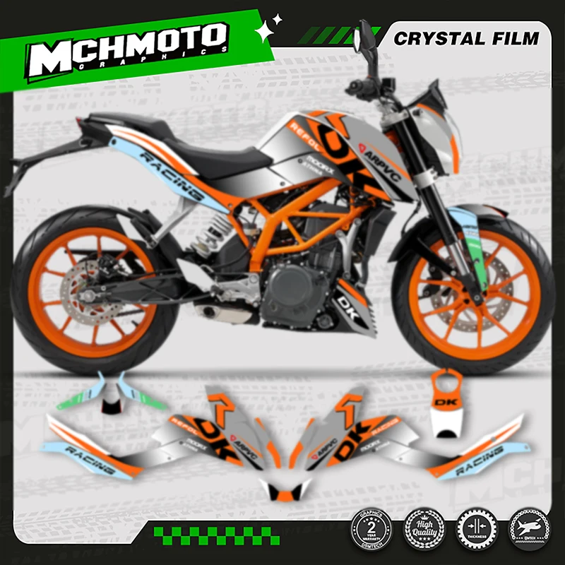 

MCHMFG Custom Team Motorcycle Graphics Decals Stickers Kits For KTM Duke 125 2011 2012 2013 2014 2015 2016 200 390