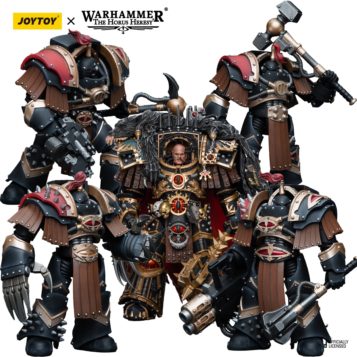 

[IN STOCK] JOYTOY Warhammer 40K 1/18 Action Figure Sons of Horus Warmaster Horus Justaerin Terminator Squad 4PCS Model Toys