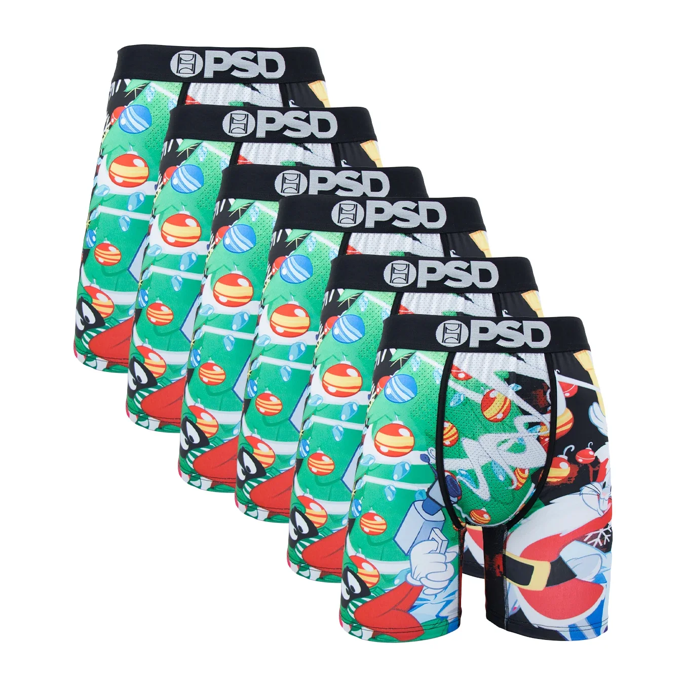 6Pcs Fashion Printed Men Underwear Boxer Cueca Male Lingerie Panties Men Underpants Boxershorts Sexy Men\'s Boxer Briefs S-XXL