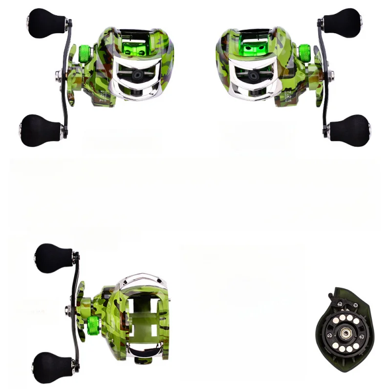 PRO BEROS Metal Baitcasting Reel, 18+1BB, 7.2:1 gear ratio, high performance gear for saltwater and freshwater lure fishing