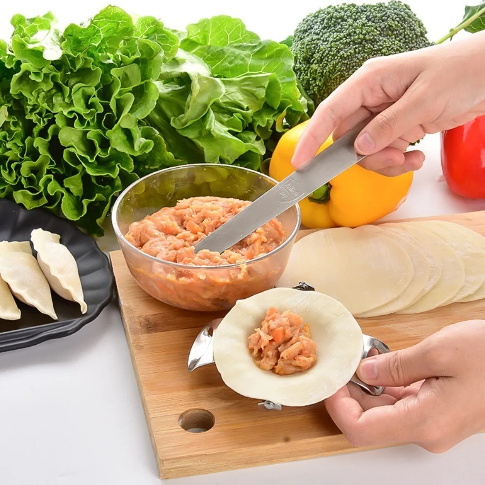 Molde para Empanadillas de Acero Inoxidable 304, Molde para Rellenar Empanadillas, Juego de Moldes para Empanadillas, Utensilios de Cocina Manuales para Hacer Empanadillas
