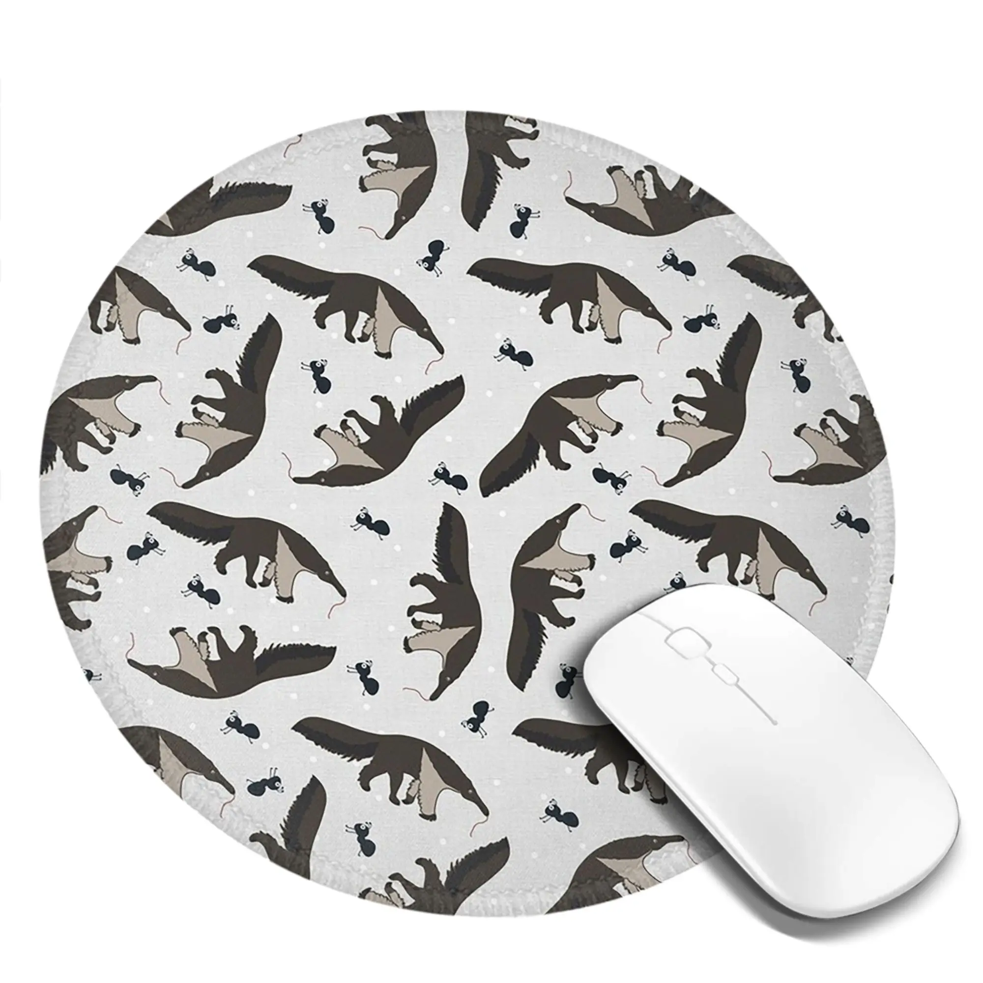 Giant Anteaters and Ants All over Mouse Pad Computer Keyboard Mouse Mat Gamer PC Laptop Desk Mat Office Accessories Table Mats