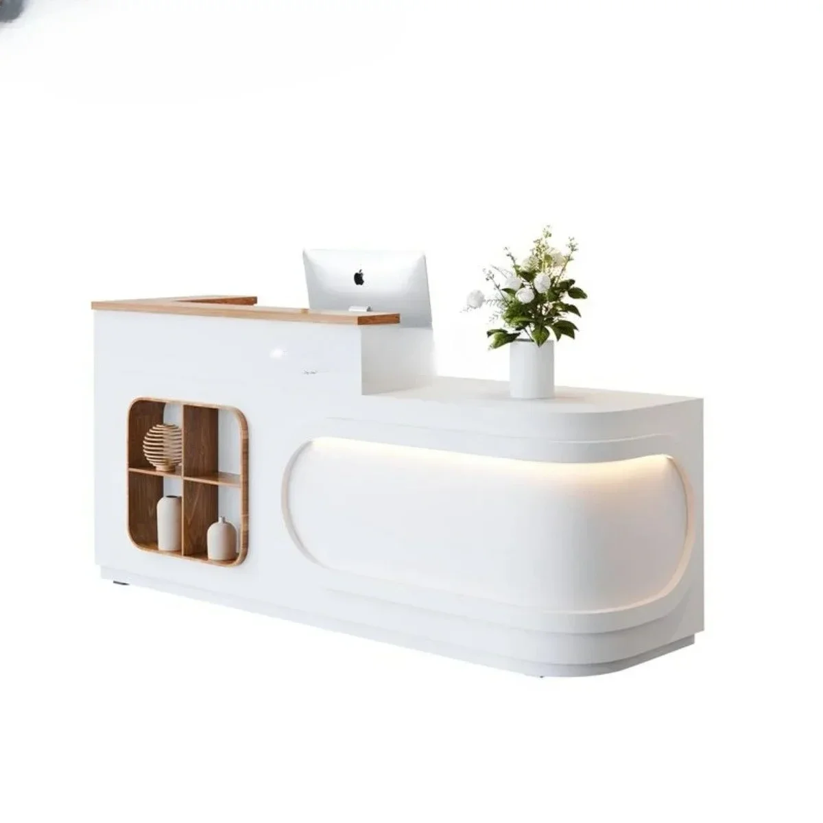 xx1Clothing Store Cashier Bar Counter Beauty Salon Counter Barber Shop Corner Front Desk Reception Desk