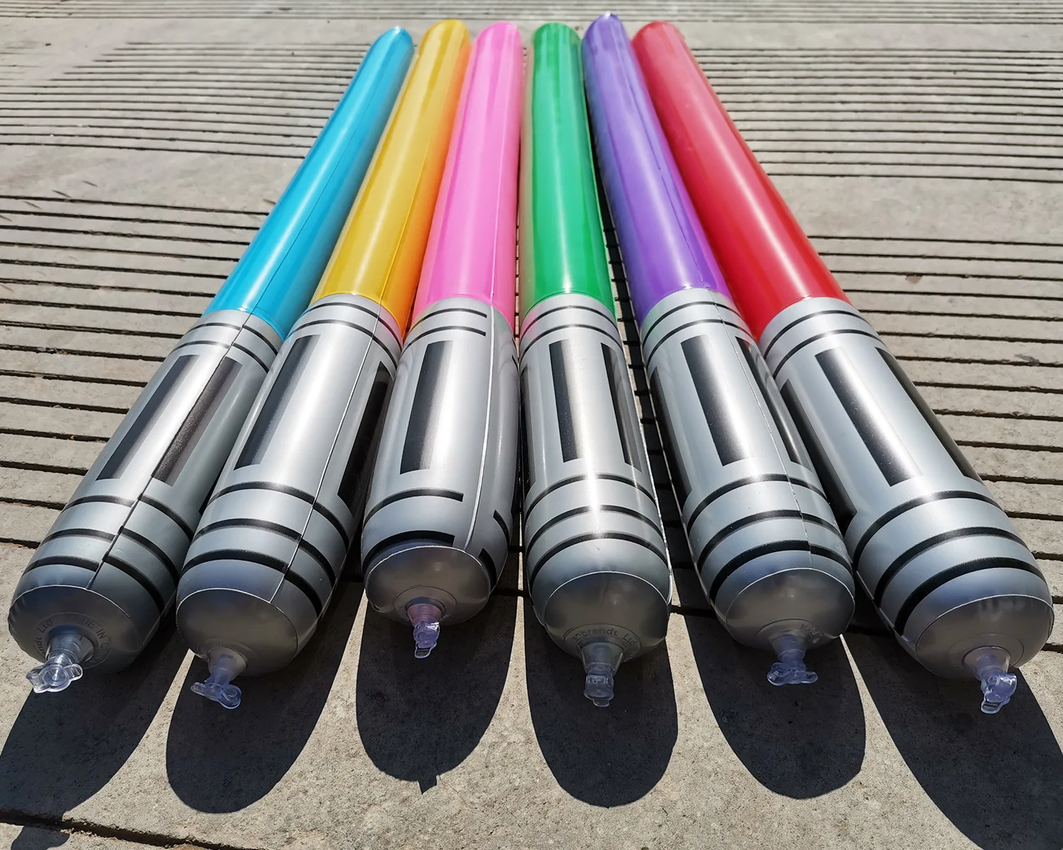 Neues Aufblasbares Lichtschwert Laser-Schwert Spielzeug 100cm Aufblasbarer Stick PVC Aufblasbares Schwert als Geschenk – Detail 8