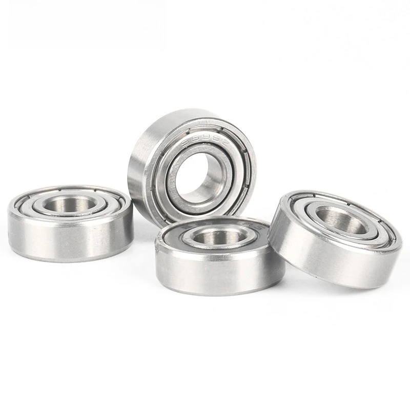 2PCS factory spot 6 * 15 * 5 deep groove ball bearing low noise 420 stainless steel bearing S696ZZ high speed bearing