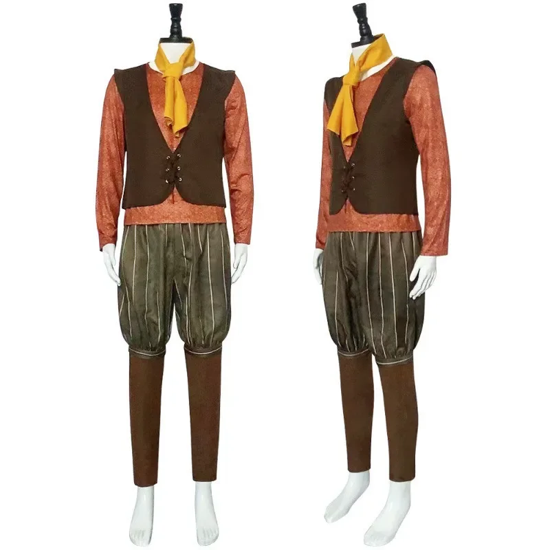 Shrek Movie Rumpelstiltskin Cosplay Anime Monster 4 Costume King Dwarf Captain Play Uniform Halloween Party Outfits for Men