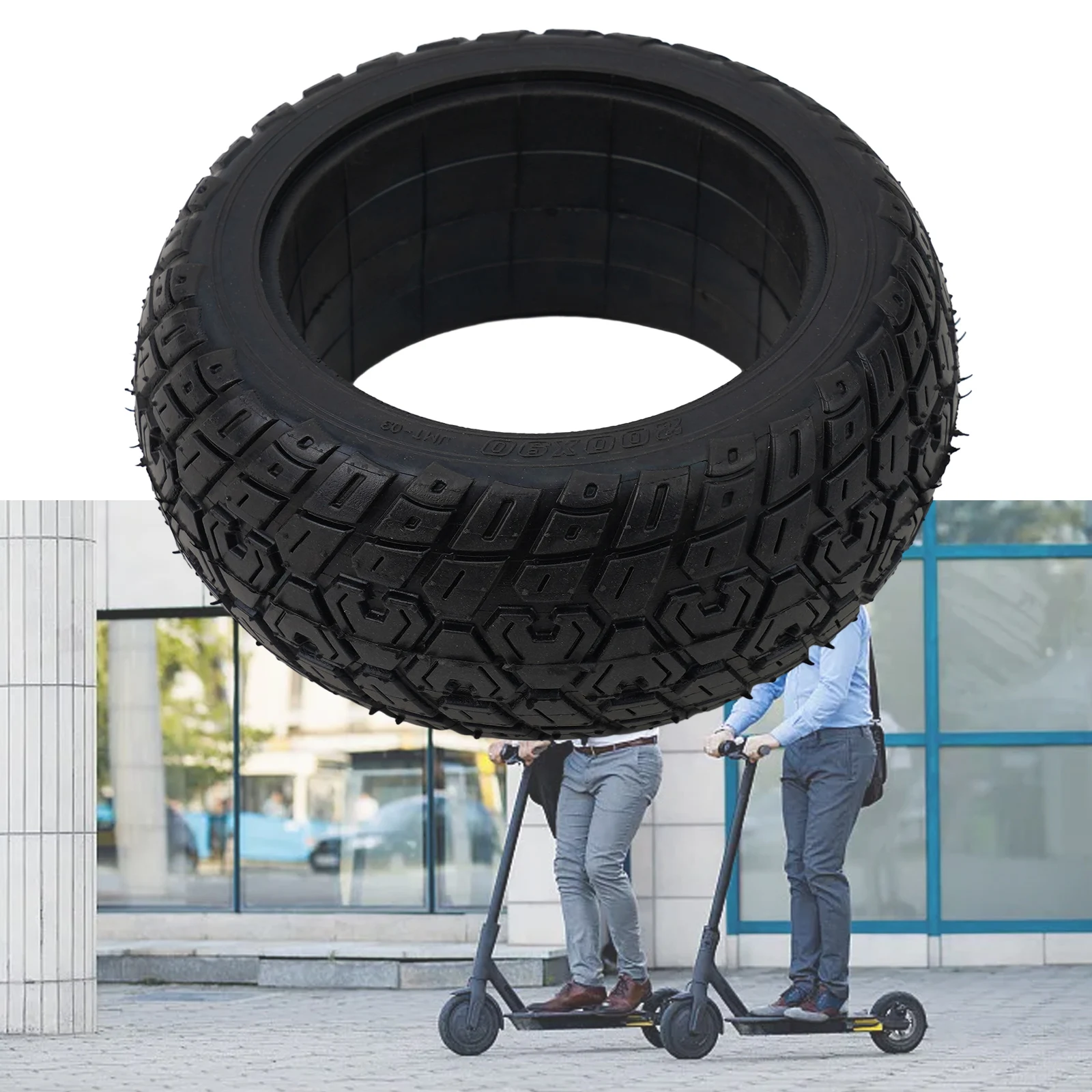 200x90 8 Inch Scooter Solid Tire Balance Car Widened Tyre Off-road Solid Tires For ZERO8X Mini Electric Scooter Parts Replace