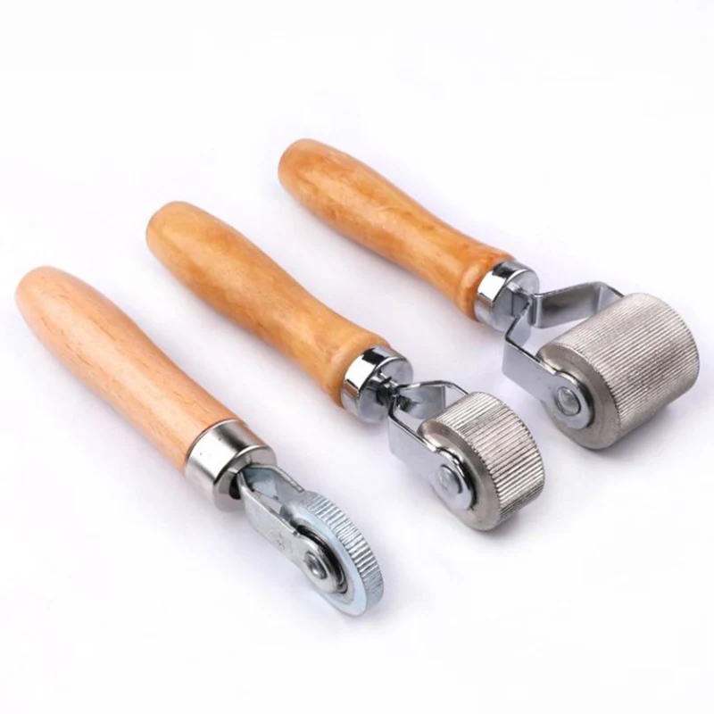 Car Tire Repair Kit Roller Auto Patch Roller Motorcycle Wheel Repair With Wooden Handle Tire Repairing Tool For Cars Accessories