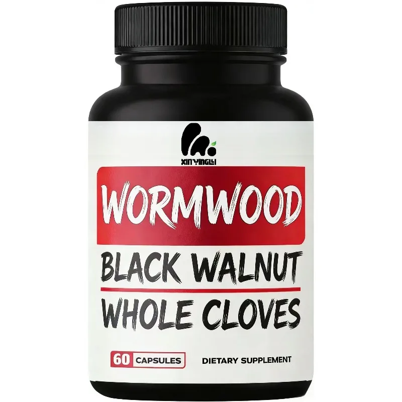 Wormwood Capsules 1500mg Containing Black Walnut and Clove Artemisia Annua -60 Capsules of Vegan Capsules - Immune Supplement
