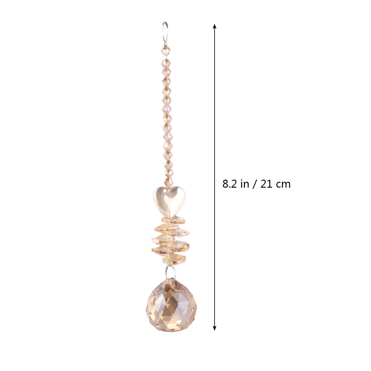 

2Pcs Crystal Ball Hanging Pendant Sun Catcher for Window Chandelier Curtain Feng Shui Home Decorative Use