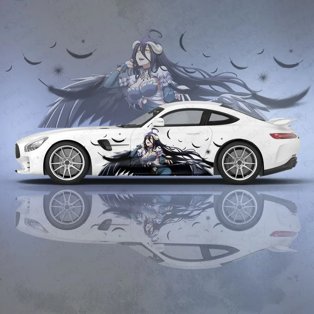 Albedo (Overlord) Anime Girl Car Body Stickers Anime Itasha Car Side Decal Sticker Car Body Sticker Car Body Decoration Stickers