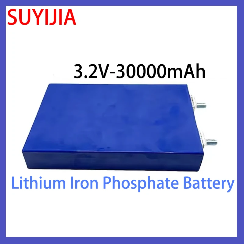 3.2V 30AH LIFEPO4 lithium iron phosphate battery with large capacity suitable for power supply solar electric vehicles