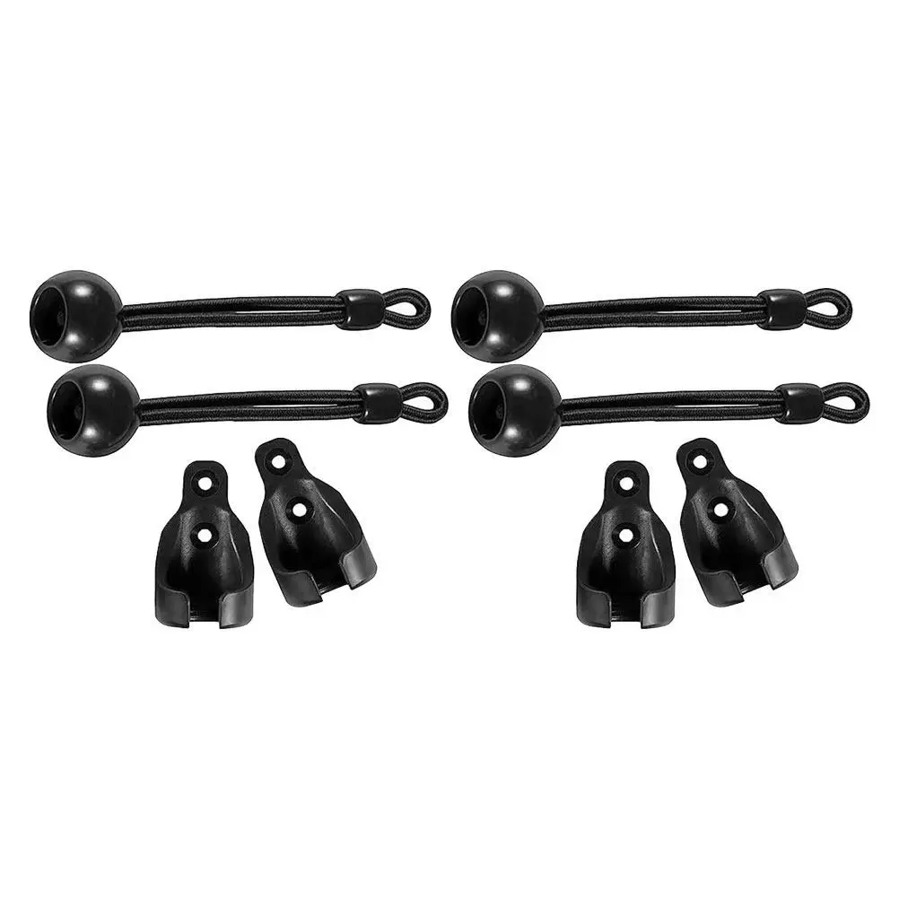 1Set Wind Resistant Elastic Bungee Cord for Roller Blinds Ball Lock Fastener Kit Outdoor Balcony Shade Stabilizer Secure