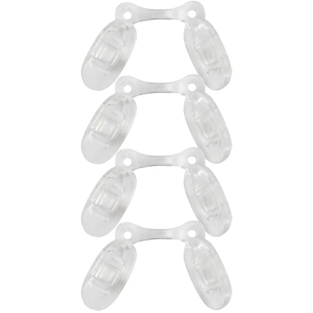 4Pcs Glasses Nosepit Pads Soft Silicone Non-Slip Nose Cushions Replacement Nose Pads for Eyeglasses Sunglasses Optical Frames
