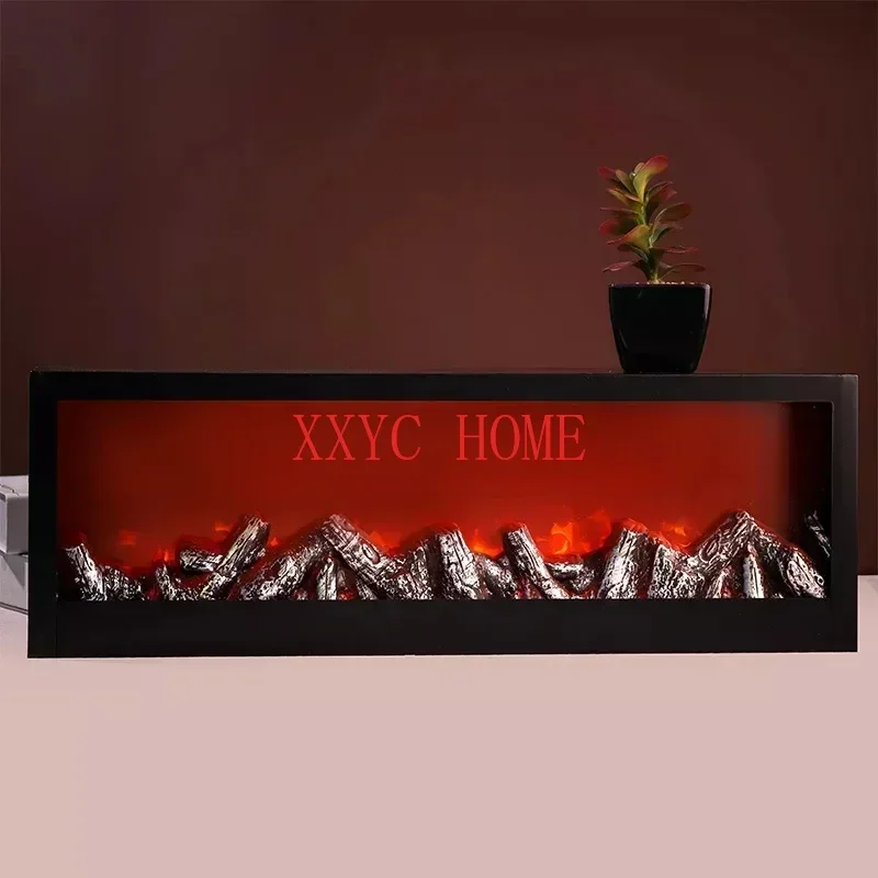 LED Fireplace Black (60*20*10 Cm)