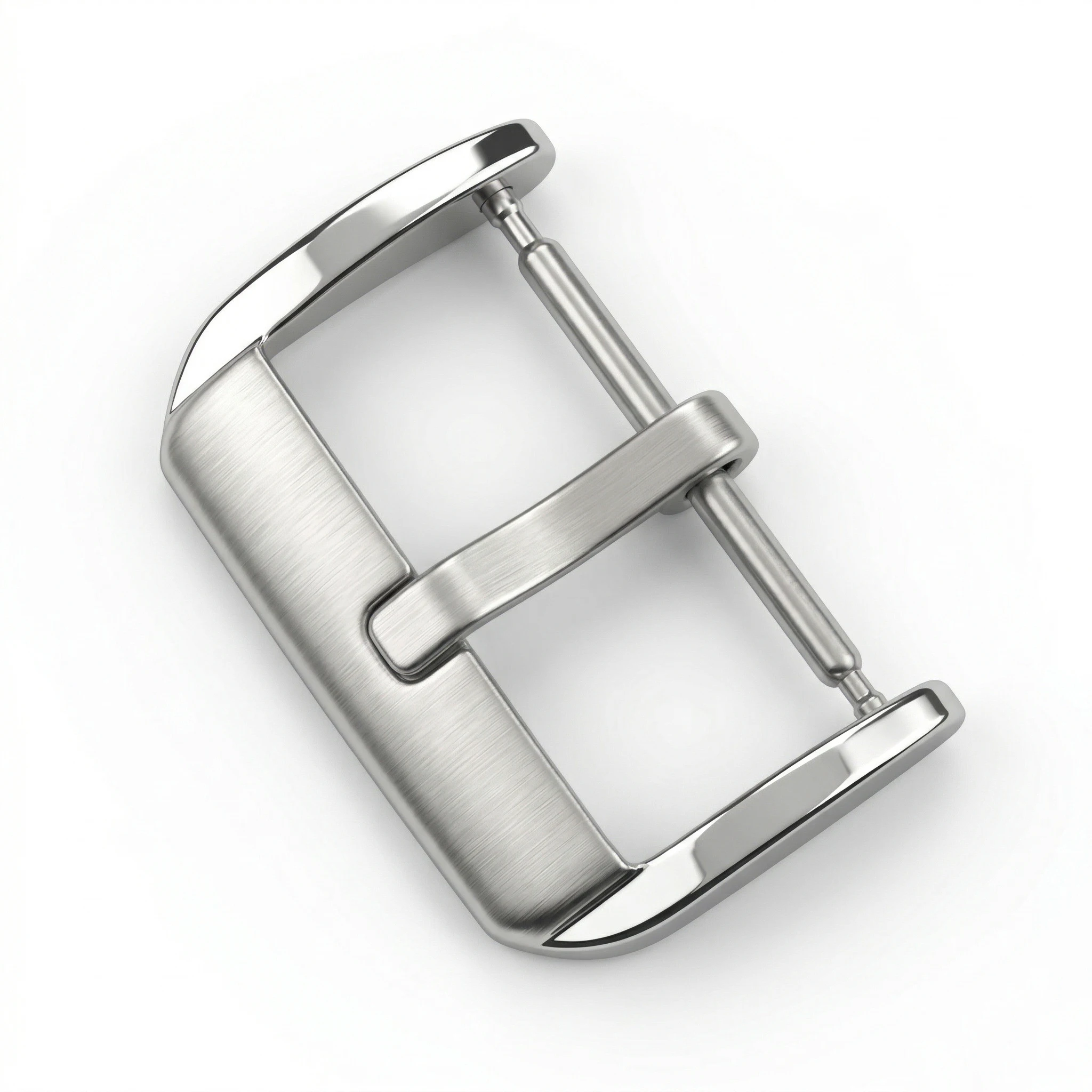 Wholesale 20pcs Watchband Buckle Stainless Steel Middle Brushed Strap Clasp Silver Gold Black Watch Accessories 16 18 20 22mm
