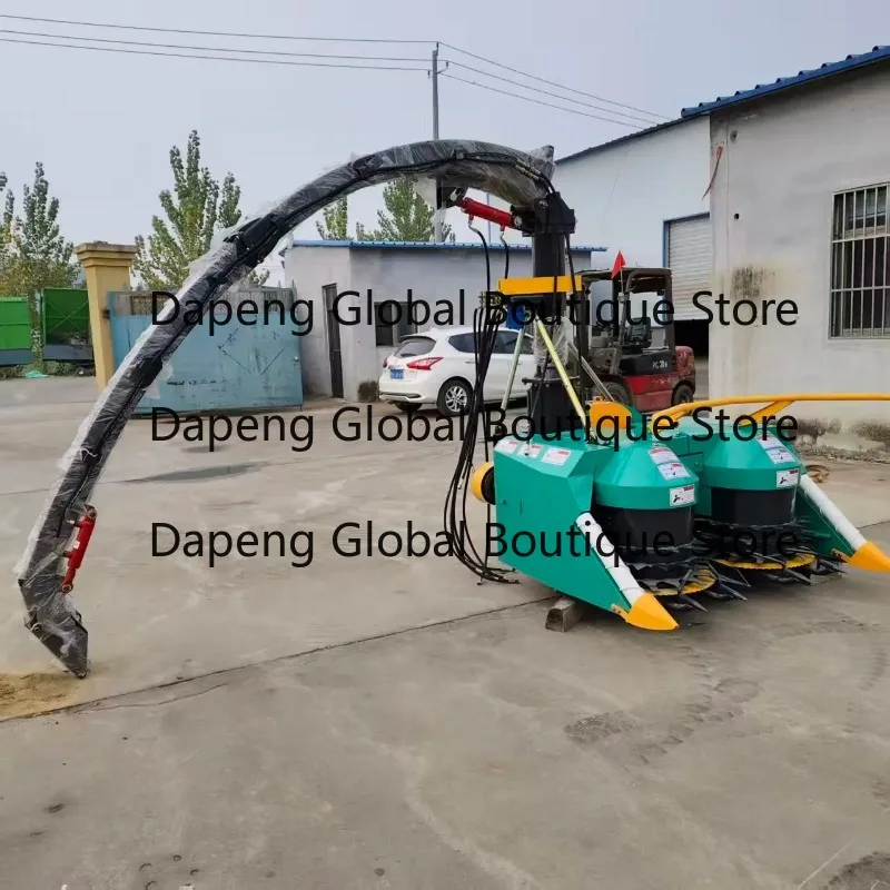 Mini Forage Cutting Collecting Equipment Corn Alfalfa Grass Crop Silage Harvest Processing Machine