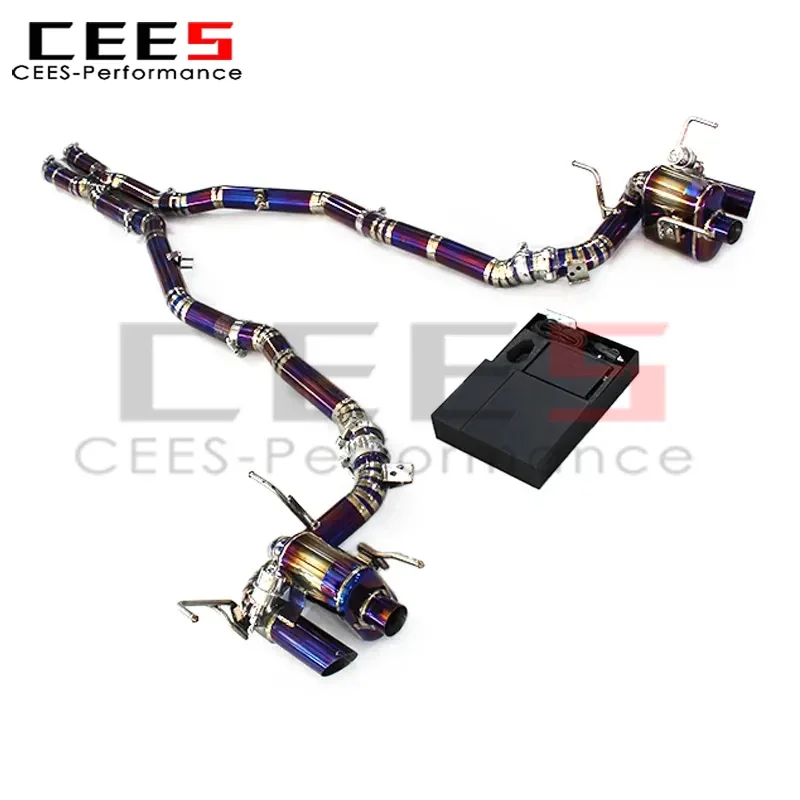 CEES Full Exhaust for Ferrari 812 Superfast 6.5L V12 2017-2023 SUS304 Downpipe Titanium Exhaust Pipe