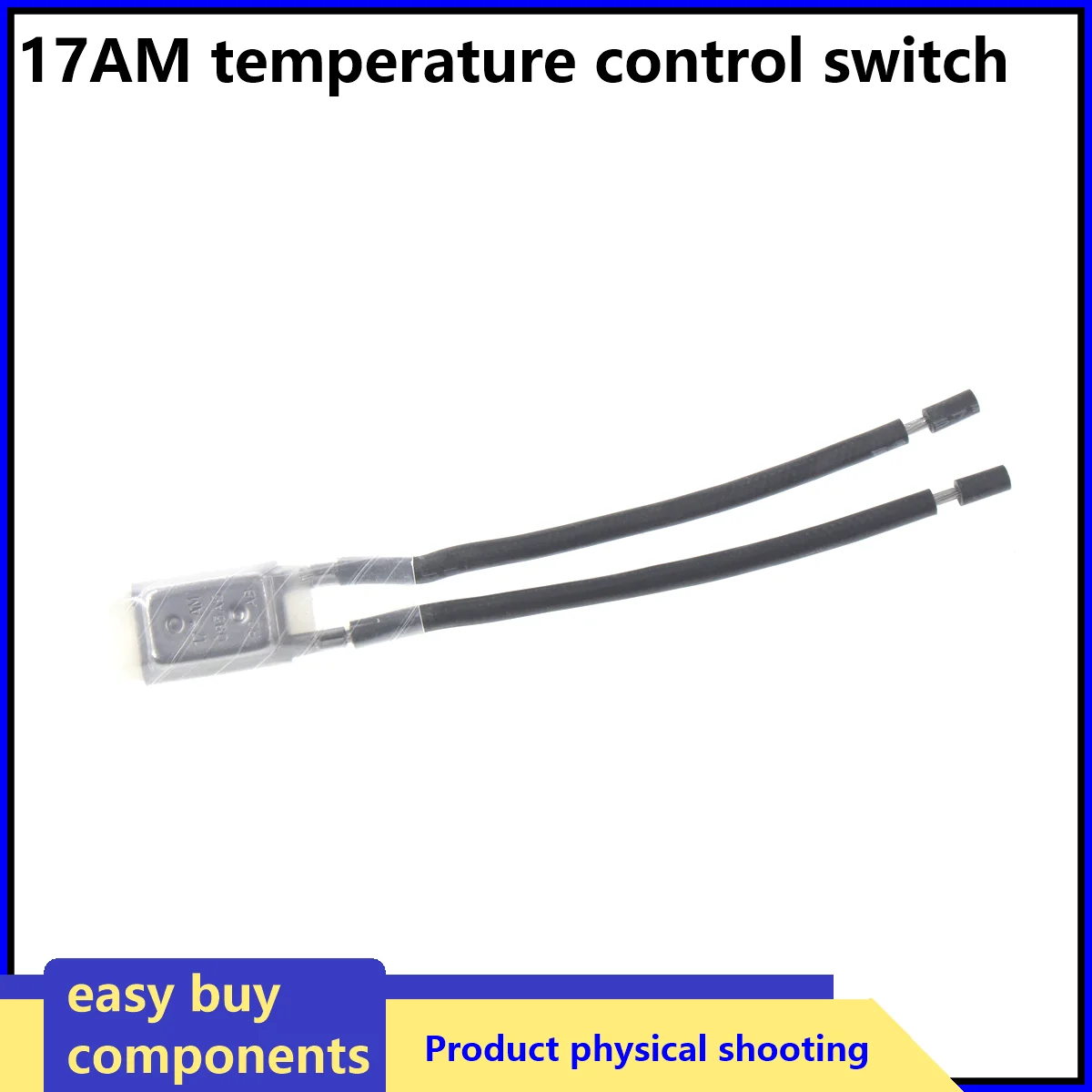 2Pcs 17AM Temperature Switch 17AM022 Thermal control Thermostat 60/65/70/75/80/85/90/95/100/105/110/115/120/125/130/135/150
