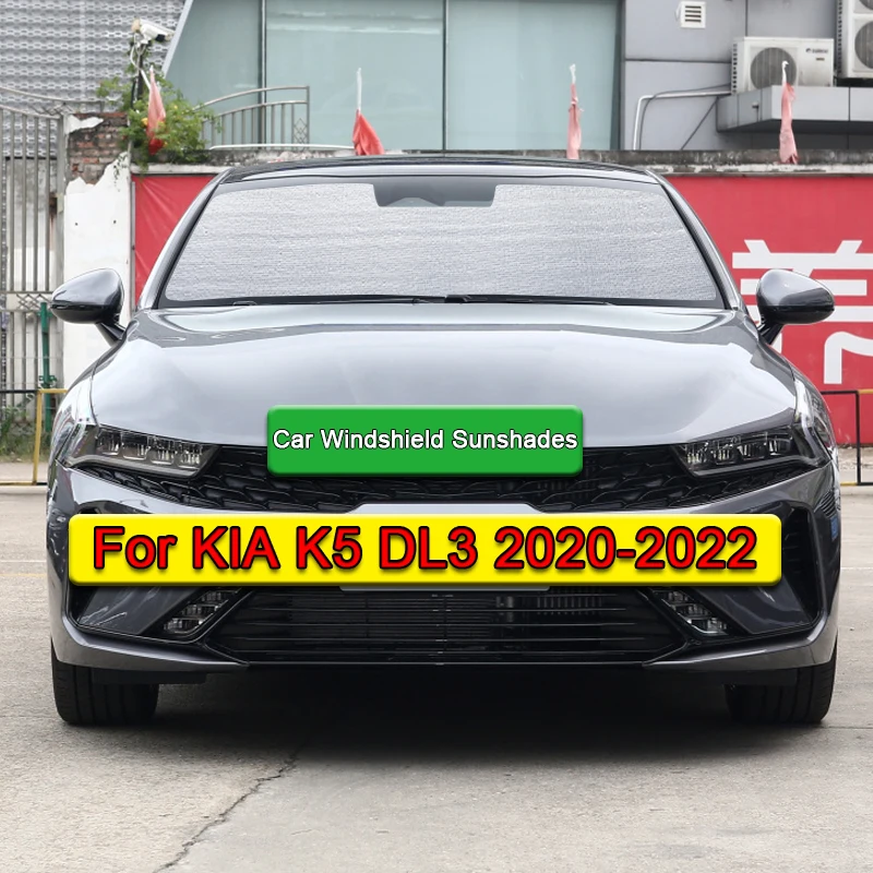 

Car Sunshades UV Protection Curtain Sun Shade Visor Front Windshield Cover Protect Privacy Accessories For KIA K5 DL3 2020-2022